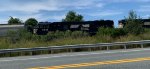 NS mixed freight at siding Tasker